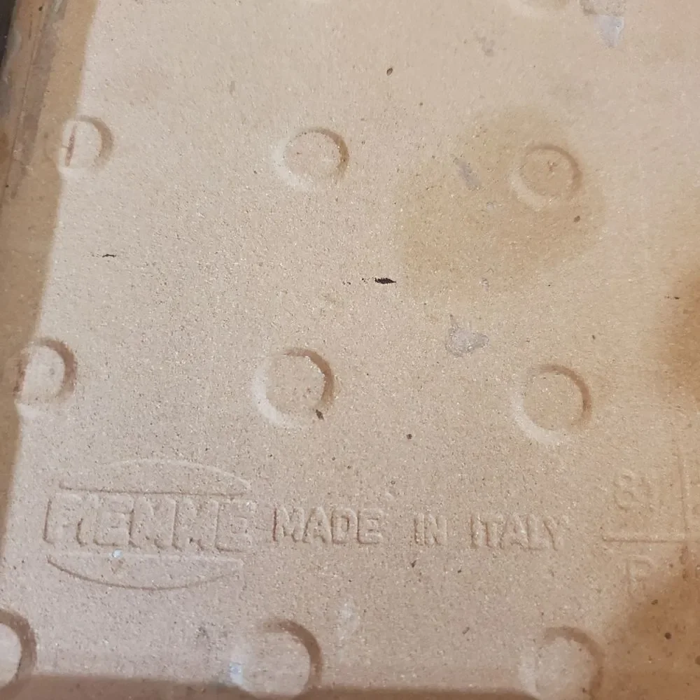 PIEMME Italian Floral Vase Clay Tile Decor - Picture 7 of 8